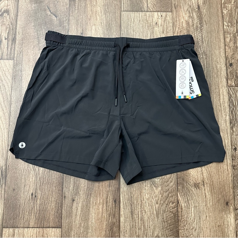 Smartwool Merino Wool 53% Lining Men’s Active Shorts Men’s Size XL Black